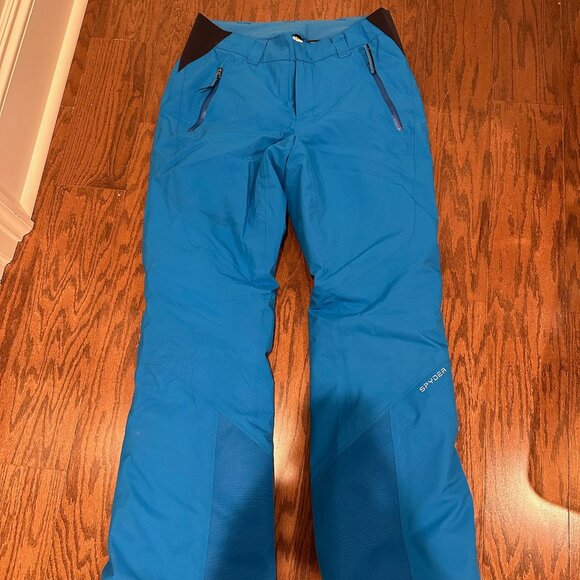 Women’s Spyder Snow Pant - Blue - Size 8-R - Picture 1 of 4